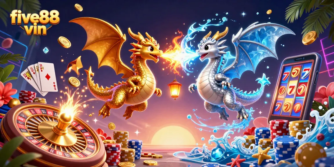 Experience thrilling gameplay in five88 vin with dynamic dragons and vibrant casino elements.