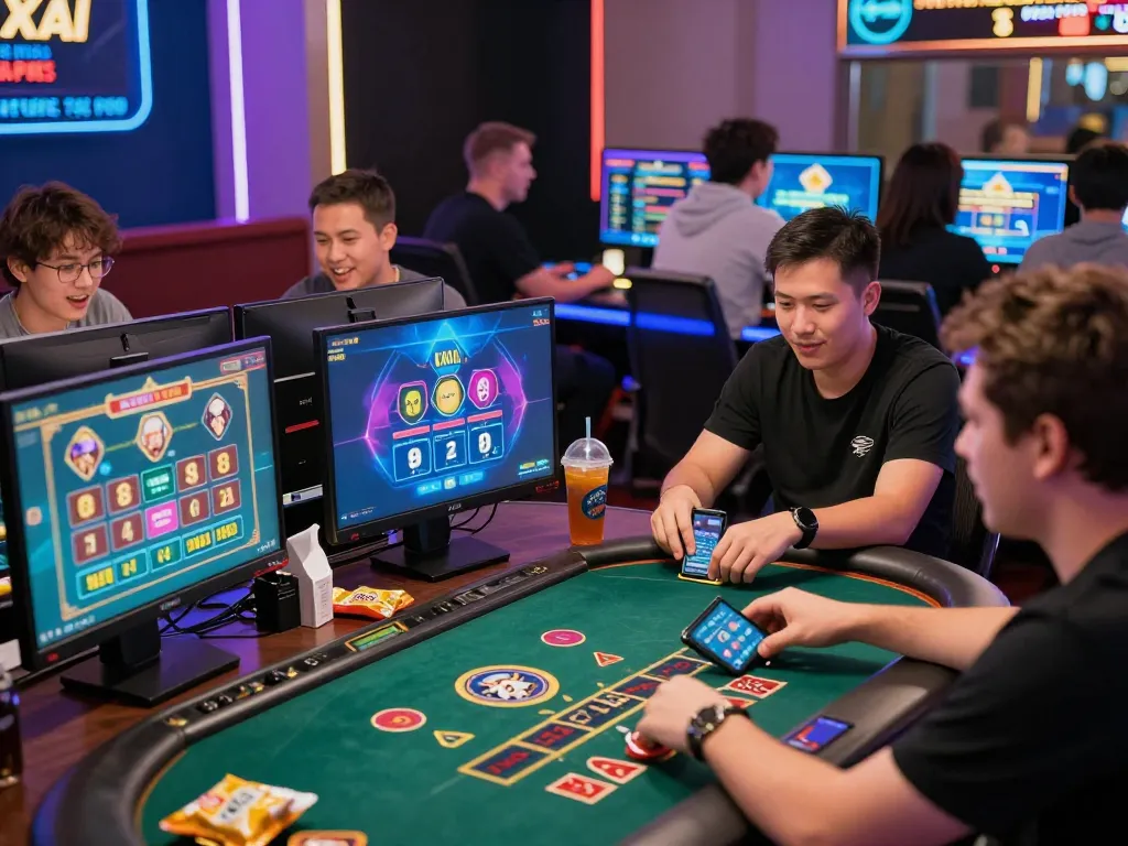 Players enjoying an immersive gaming experience at tài xỉu sunwin uy tín online platform.