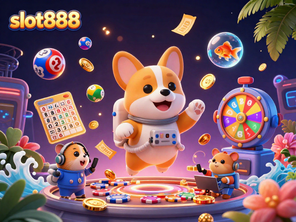 Memenangkan permainan slot888 dengan berbagai hadiah menarik dan elemen kasino yang dinamis.