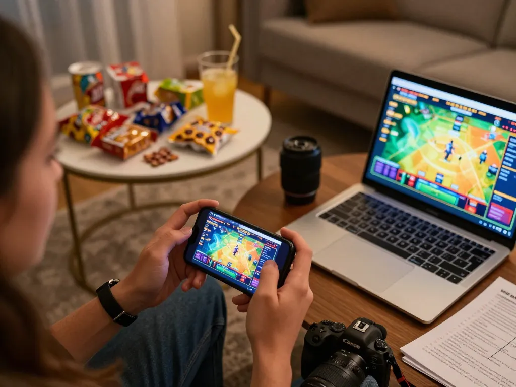 MPO08 gaming experience on a smartphone during an exciting online casino session at home