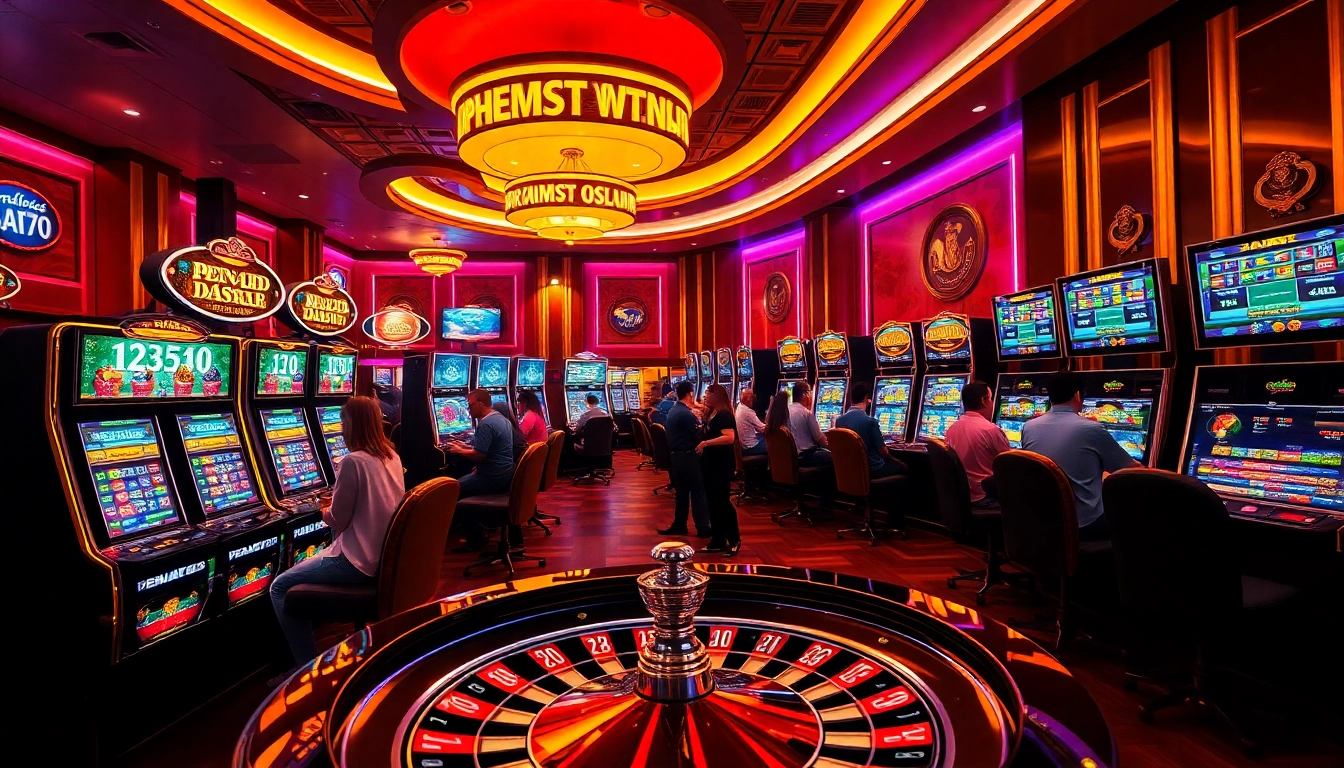 Enjoy the thrill of winning with pen4d daftar at an exciting modern casino filled with vibrant slot machines.