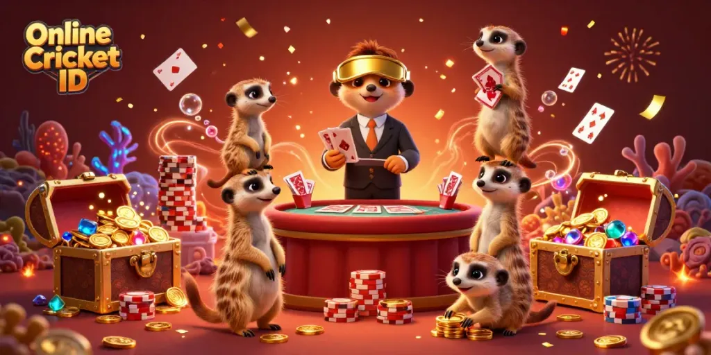 Engage with Online Cricket ID and experience the thrill of cricket betting in a vibrant digital casino ambiance.