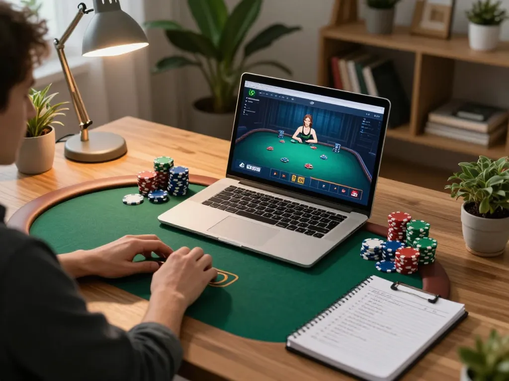 Engage in the fun of online poker and create a caricature of your game night moments with vibrant visuals.