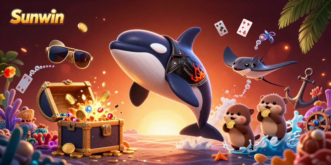 Sunwin captivates players with a vibrant underwater casino adventure filled with golden coins and excitement.