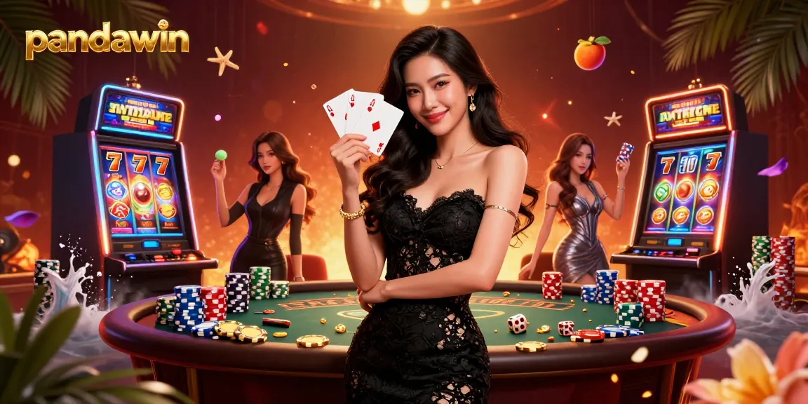 Pandawin menawarkan pengalaman bermain slot yang mendalam dengan visual yang cerah dan suasana kasino yang mewah.