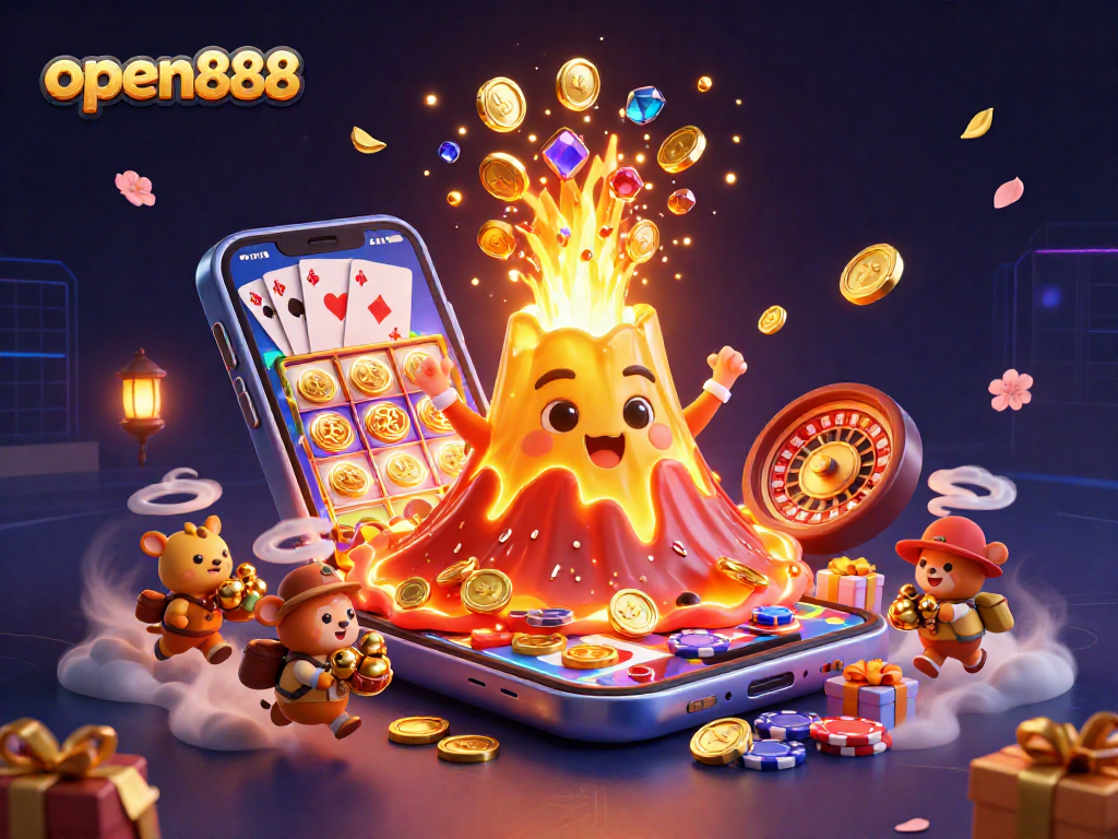 Spin to win at open888: Immerse in a vibrant eruption of slots, treasures, and gaming excitement.