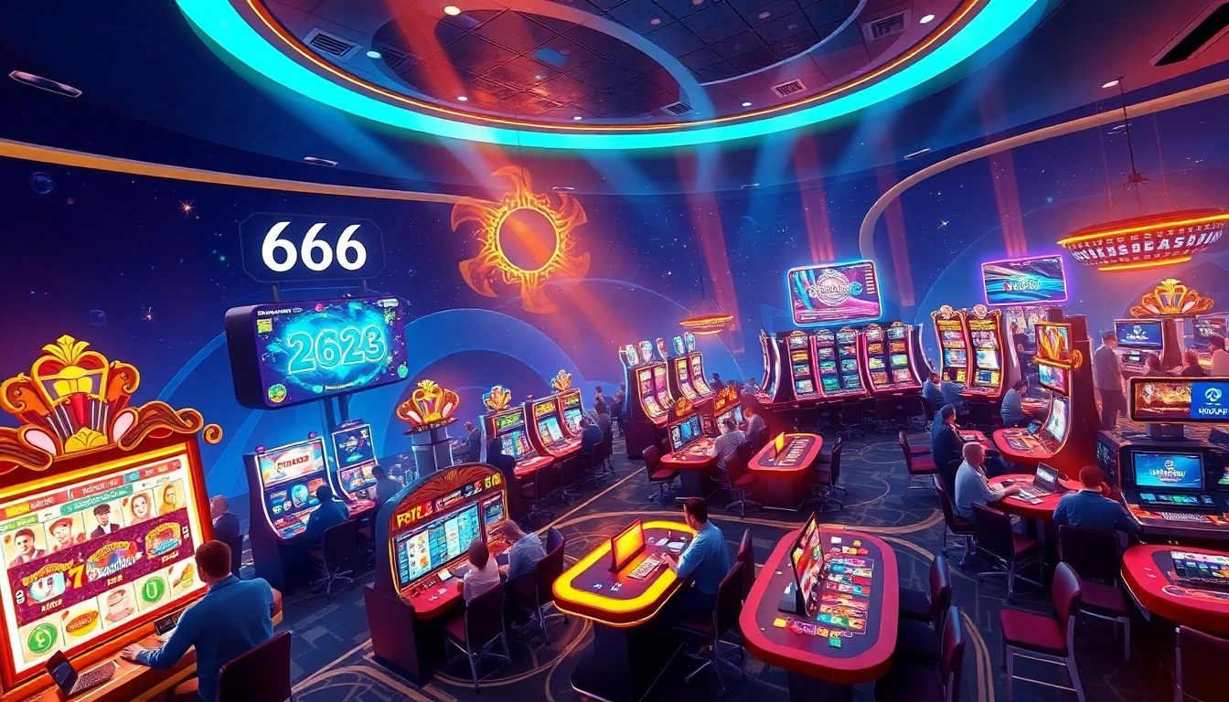 Experience the thrilling gaming environment of 6623 galaxy, showcasing modern casino features and a vibrant atmosphere.