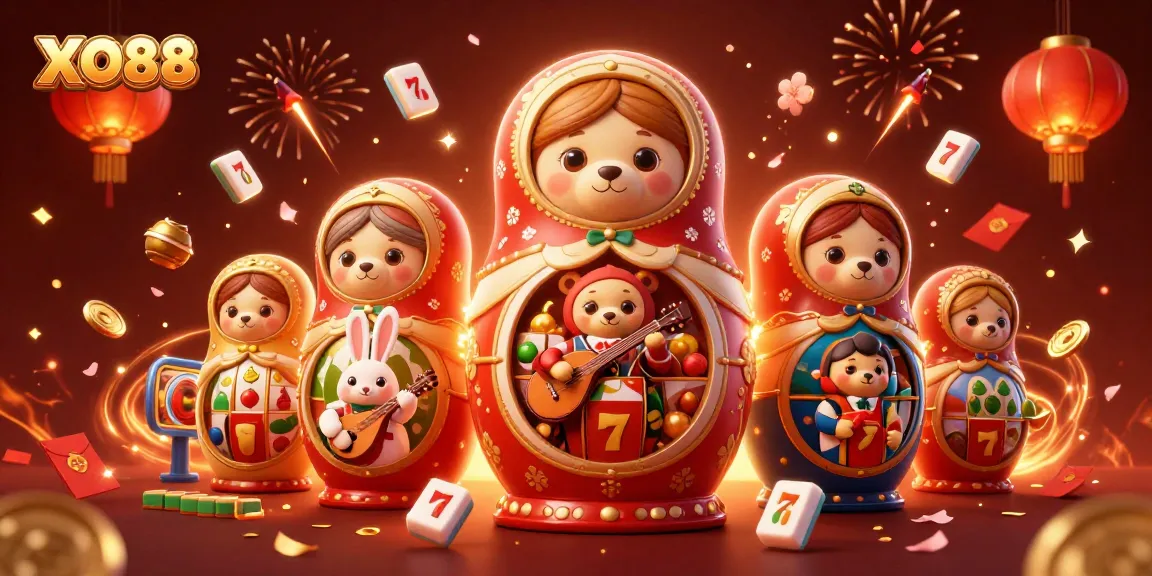 Experience excitement at XO88 with an engaging casino scene featuring vibrant characters and dynamic game elements.