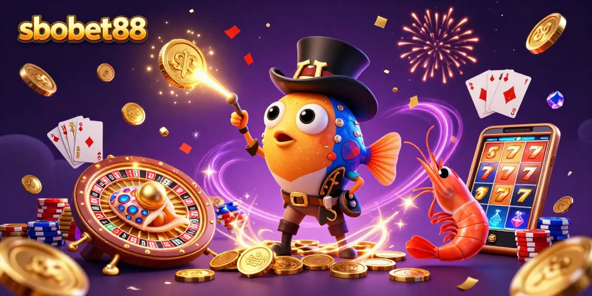 Engage with sbobet88 by spinning reels and winning jackpots alongside vibrant sea creatures.