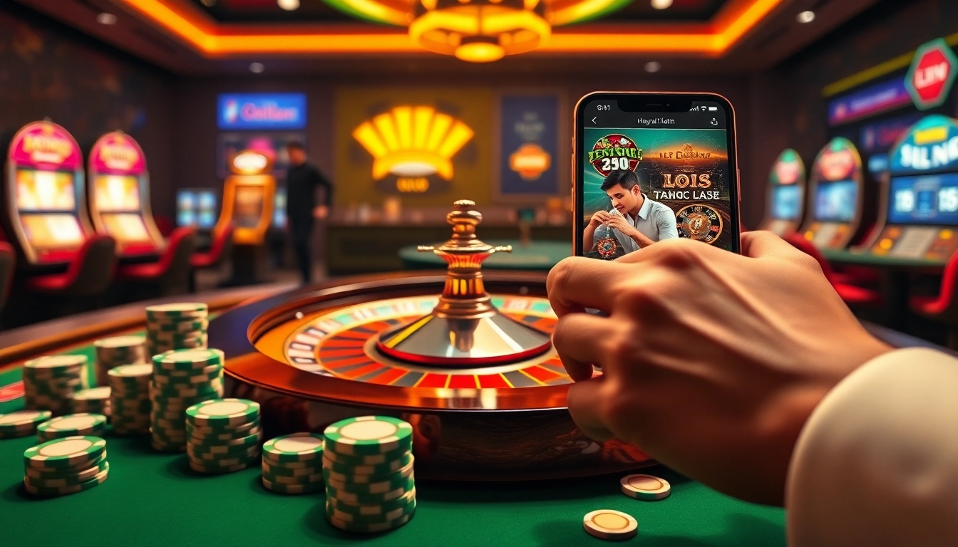A professional gambler placing strategic bets on a lô đề trực tuyến digital roulette wheel with vibrant chips and betting interface