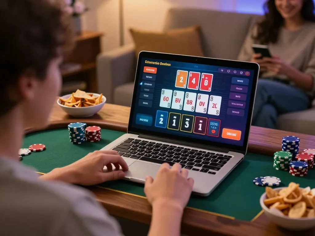 Engaging in live blackjack at home on okking1 with colorful interface and friendly atmosphere
