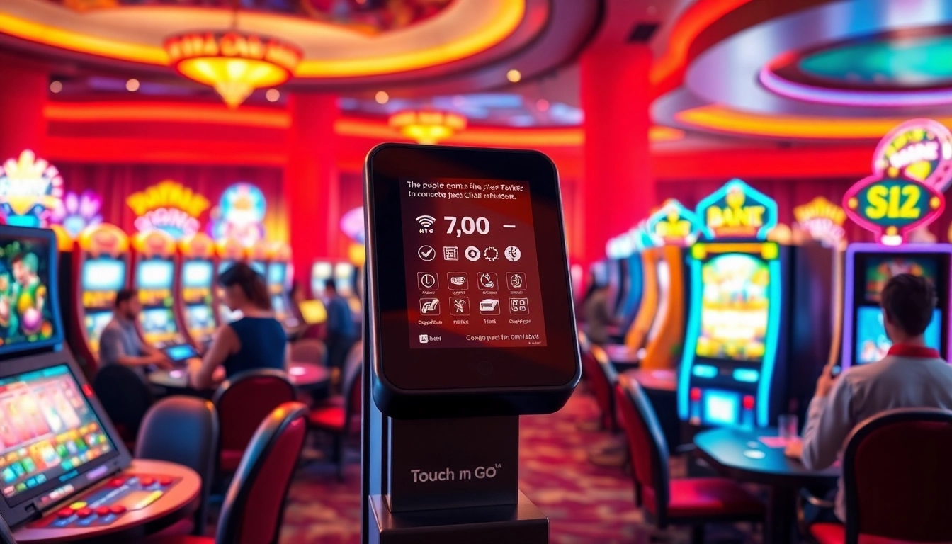 Experience the seamless Touch n Go casino deposit process while enjoying vibrant gaming tables.