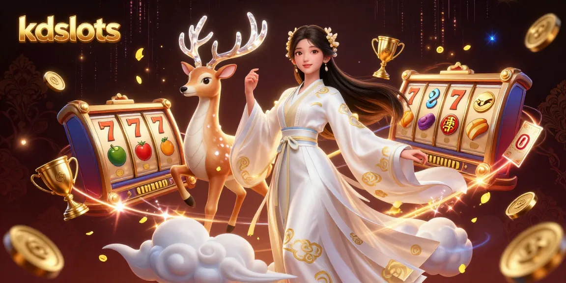 KDSlots Casino showcases vibrant slot reels with stunning visuals and winning potential for players.
