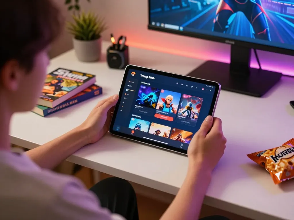 Player engaging on the trang chủ kuwin app in a cozy, inviting home environment.