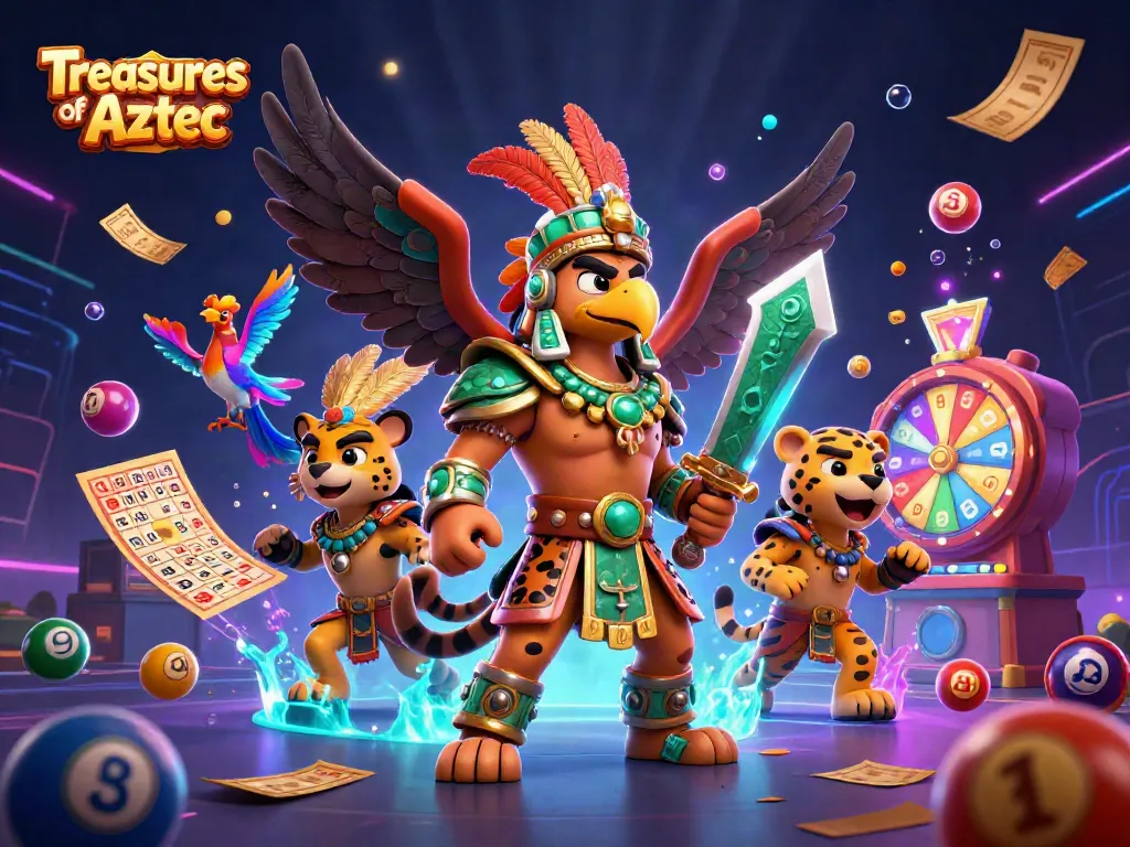 เล่นเกมสล็อต Treasures of Aztec พร้อมกับนักรบและสัตว์เลี้ยงในโลกคาสิโน