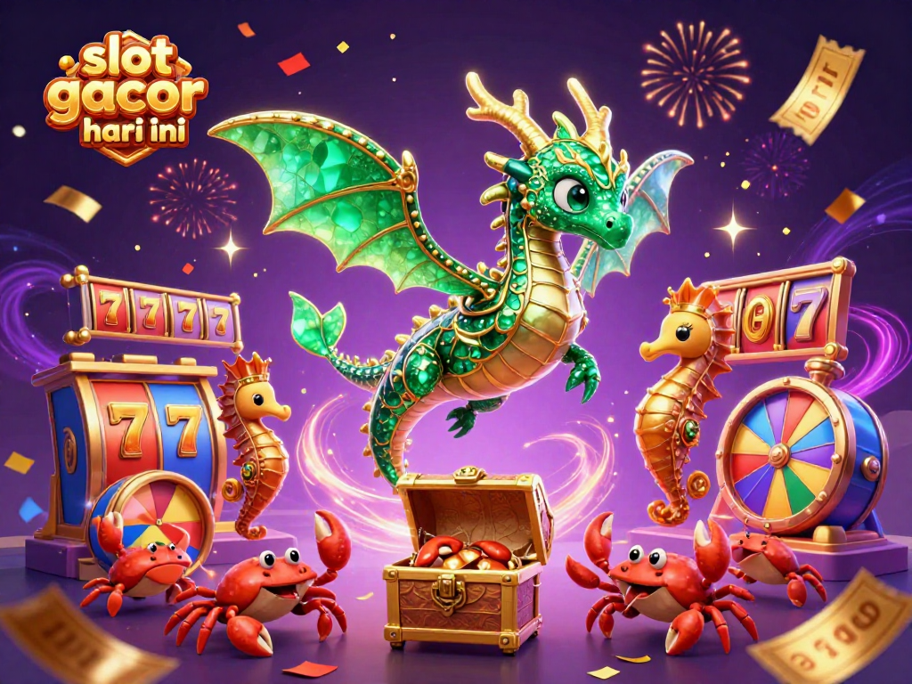 Experience the excitement of slot gacor hari ini with vibrant visuals from the casino scene.