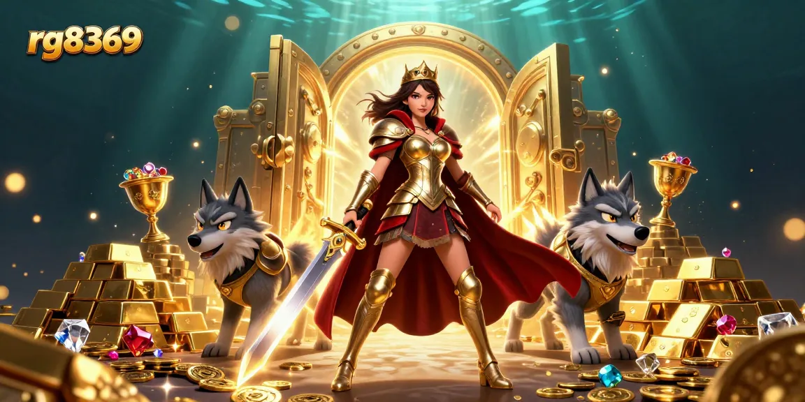 Experience thrilling gaming with RG8369 as our warrior queen conquers the casino world.