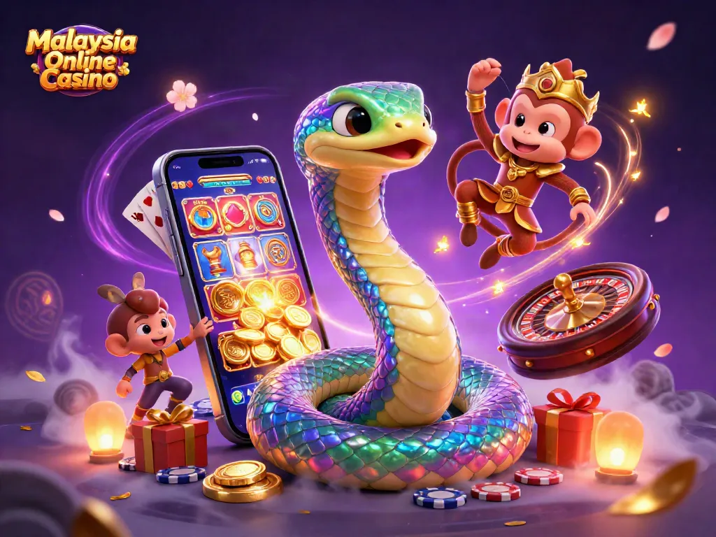 Engage in thrilling adventures at Malaysia Online Casino with vibrant 3D characters and gaming excitement.