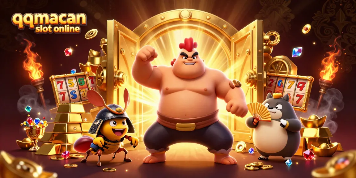 Menangkan jackpot besar di qqmacan slot online dengan karakter unik dan banyak elemen kasino.