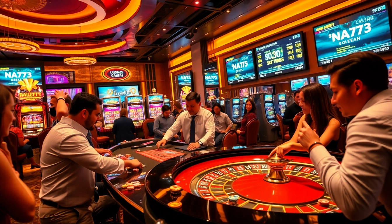 Experience exhilarating gambling at NA777 with professional dealers and vibrant casino games.