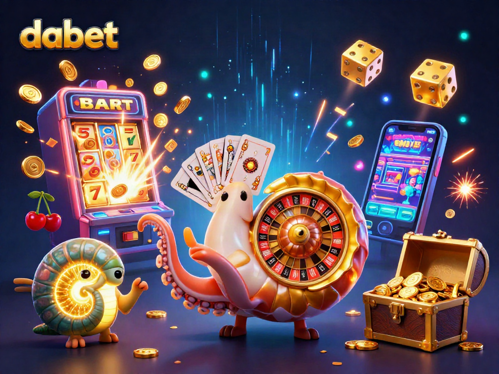 dabet tham gia vào cuộc phiêu lưu giải trí với máy đánh bạc và vòng quay casino lấp lánh.