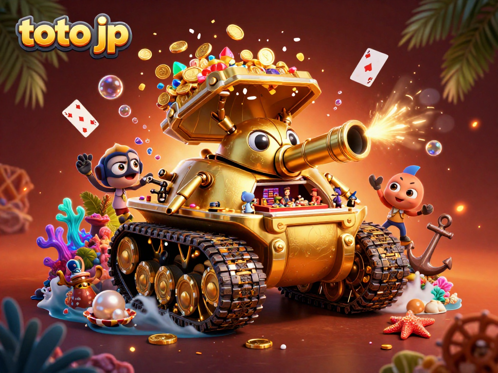 Engage in thrilling casino action with toto jp in a vibrant 3D scene filled with excitement.