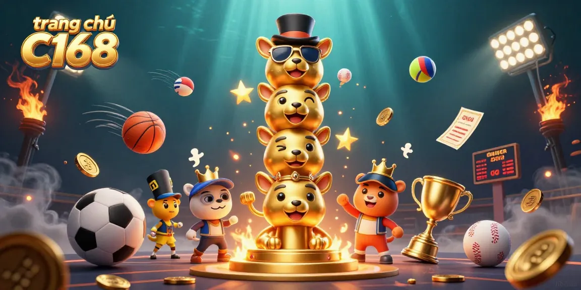 Experience thrilling gameplay at trang chủ C168 with vibrant 3D casino elements.