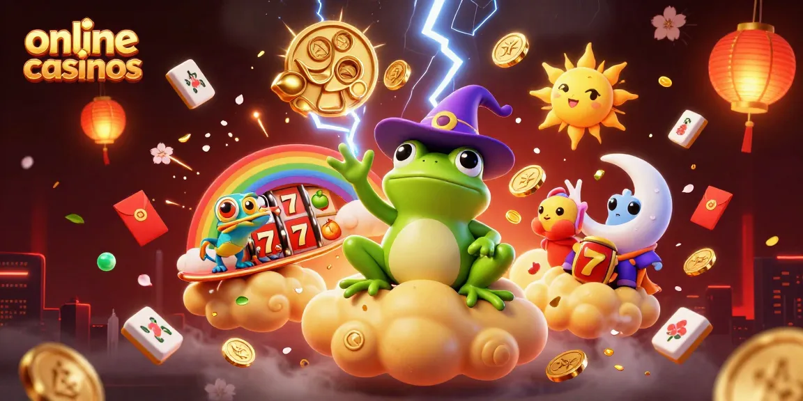 Experience thrilling action in online casinos with vibrant characters and dynamic gambling elements.
