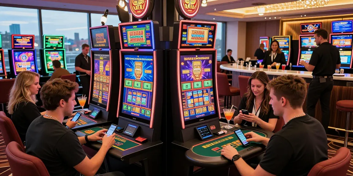 Players enjoying a vibrant casino environment at scoarch.org.uk with credit card payment options.