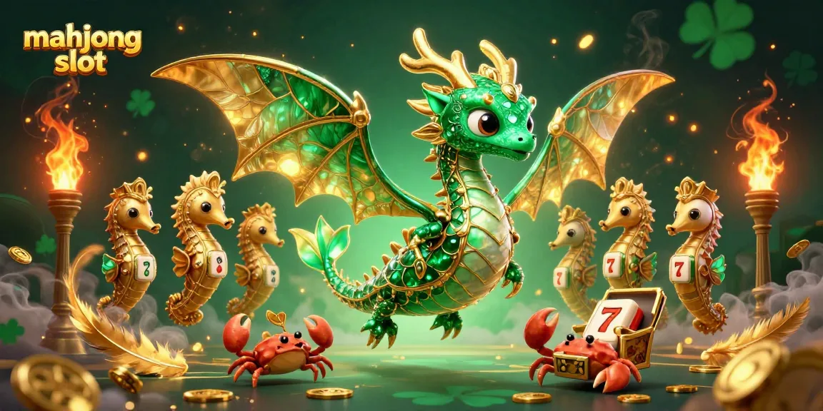 Experience the thrill of mahjong slot action with vibrant characters and dynamic elements in this stunning illustration.