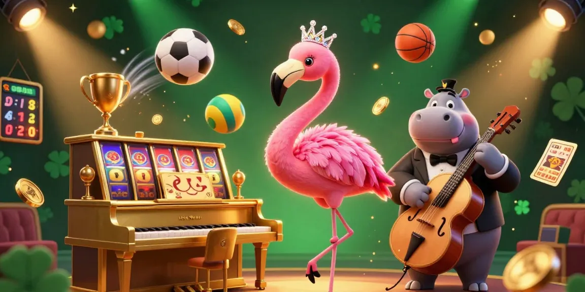 Spin and win slots online with vibrant casino scene featuring immersive characters and elements.