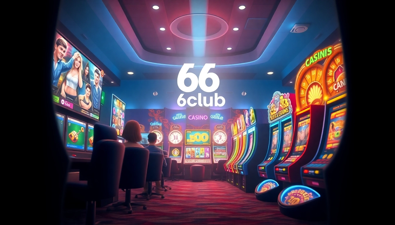 Experience the excitement of 66club's online gaming platform with vibrant graphics and interactive elements.