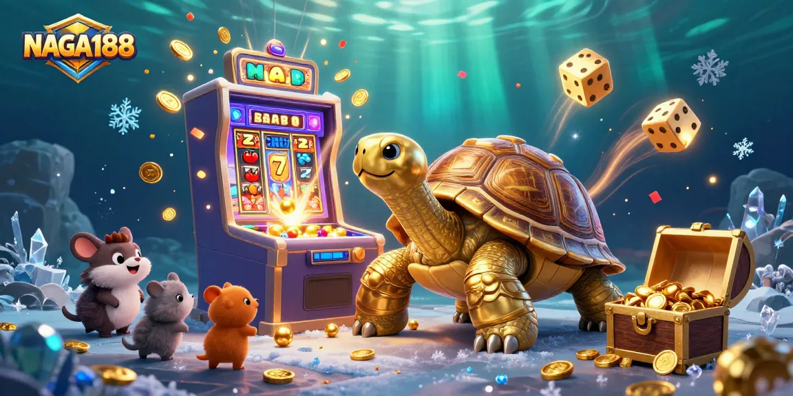 NAGA188 memicu kegembiraan pemain dengan slot mesin ceria dan simbol jackpot berkilauan.