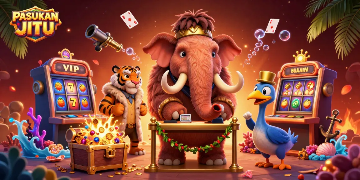 Experience thrilling gaming adventures with PASUKAN JITU in a vibrant casino setting.