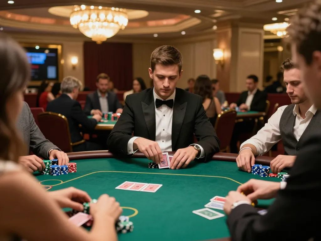 MPOID enhances your poker strategies with engaging gameplay, vibrant atmosphere, and luxurious casino setting.