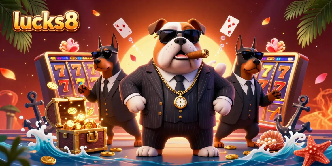Engage with jackpots and slots at lucks8 in a vibrant casino scene packed with winning energy.
