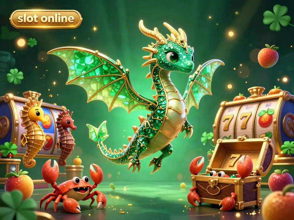 Menangkan slot online dengan ilustrasi 3D yang menampilkan naga laut dan elemen permainan yang memukau.