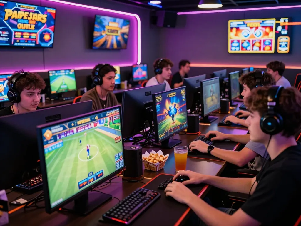 Exciting online gaming scene centered on 789win gaming experiences with diverse players and vibrant atmosphere.