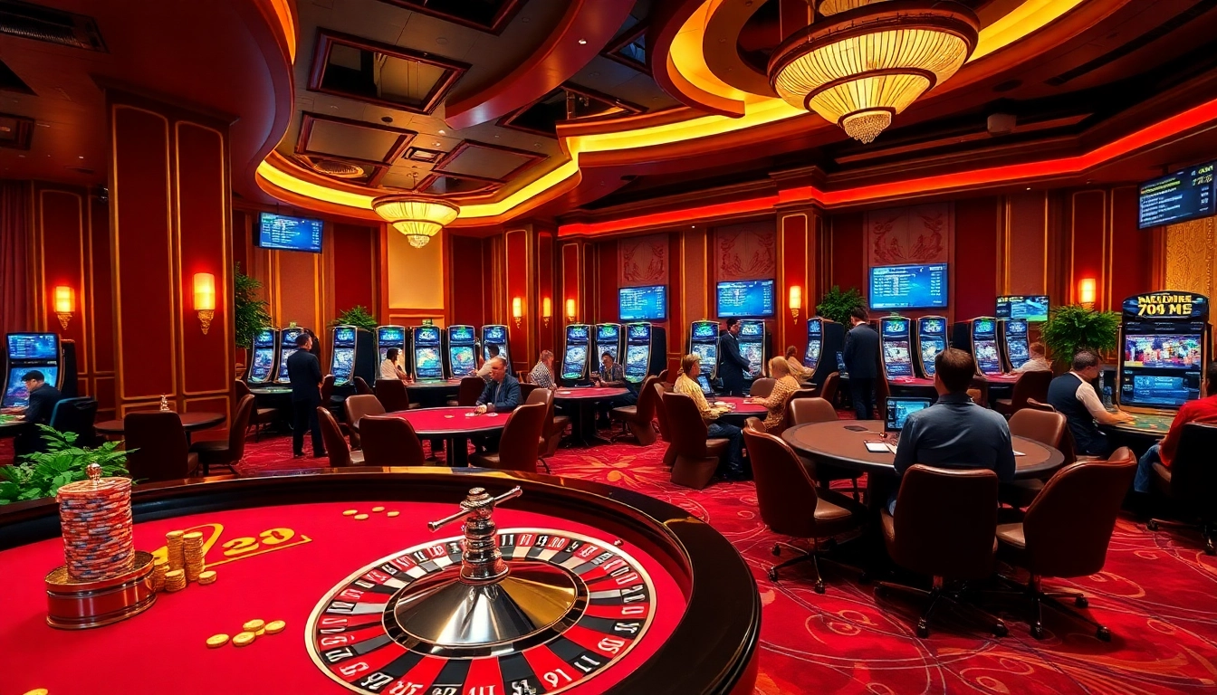 Experience excitement at B29's luxurious casino games with plush tables and vibrant ambiance.