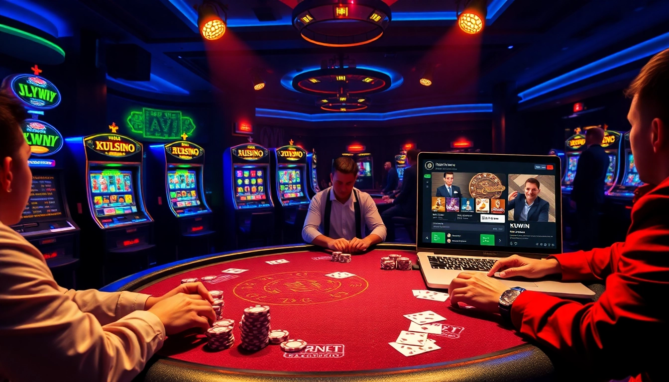 Join the thrill of online gaming at https://kuwinblog.com/ as players engage in high-stakes casino excitement.