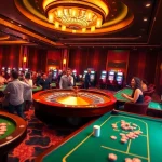 Exciting casino scene enhancing the thrill of Ketquaxoso with vibrant games and players.