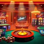 Experience thrilling gaming at Trang Chủ XIN88 with engaging table games and vibrant slot machines.