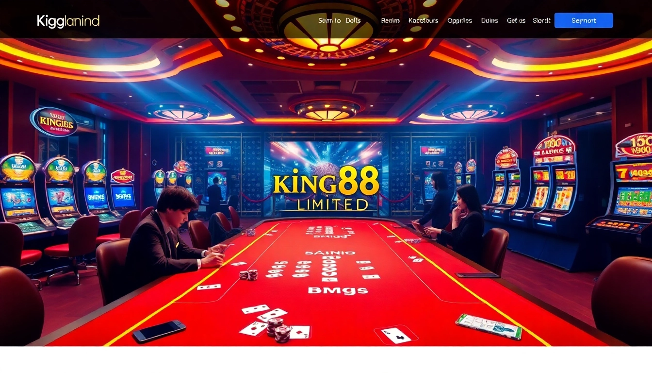 Experience luxury gambling at https://king88.limited/ with dynamic gaming tables and engaging players.