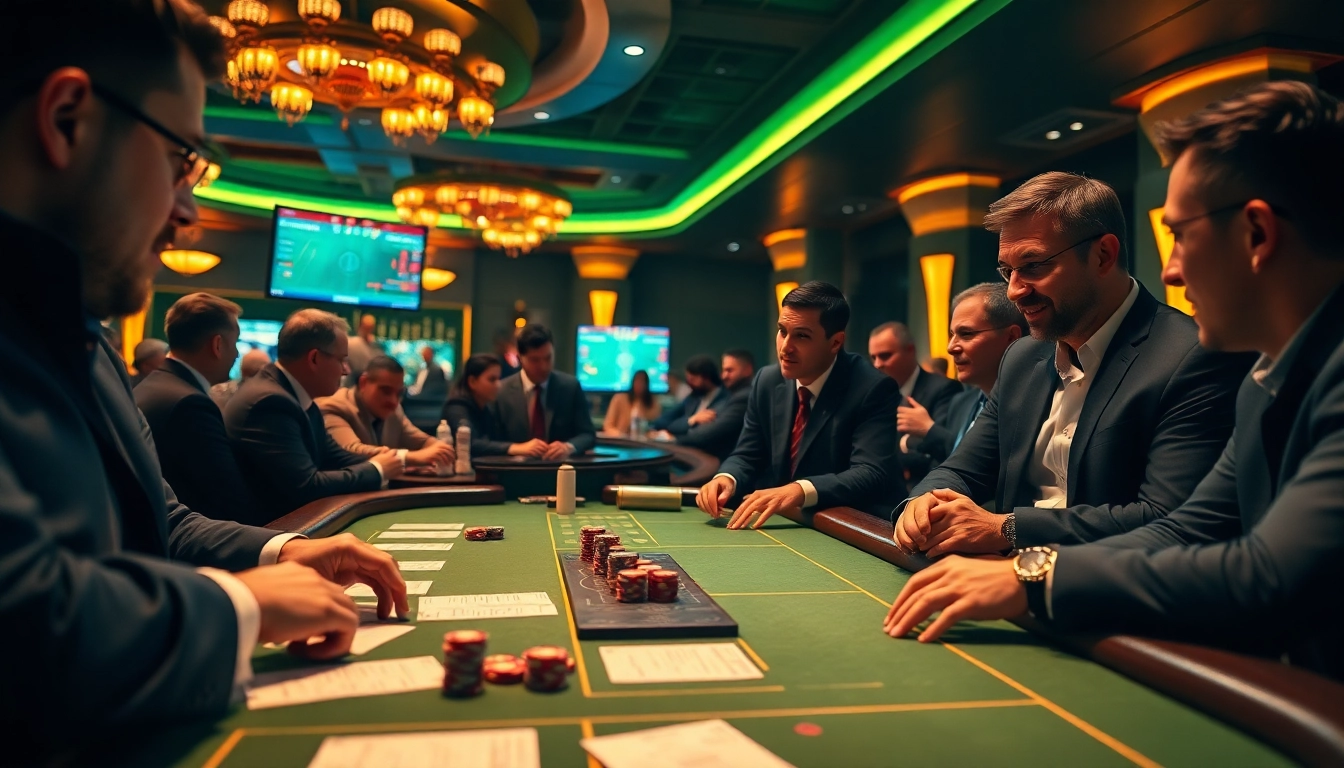 Learn how to แทงบอลยังไง with expert strategies at a lively casino betting table.