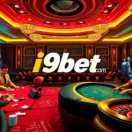 Immersed in the i9bet com experience, players enjoy high-stakes poker and roulette in a luxurious casino.