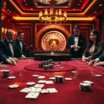 Experience high-stakes action at 8DAY's luxurious casino table, where excitement meets elegance.