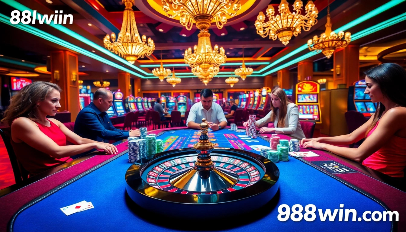 Engage in thrilling gameplay at 98win. com's vibrant casino tables filled with excitement.