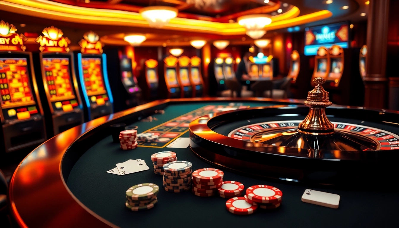 The hidden wiki site provides a glimpse into an engaging casino atmosphere with poker chips and roulette.