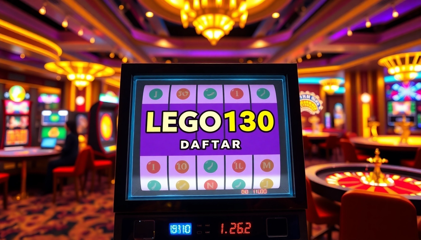 Experience thrilling gameplay at LEGO138 daftar with vibrant slot machines and an immersive casino atmosphere.