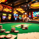 Experience the thrill of gaming at 88vv with vibrant casino tables and lively players.